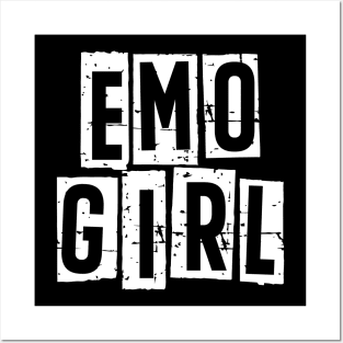 Emo Girl Posters and Art